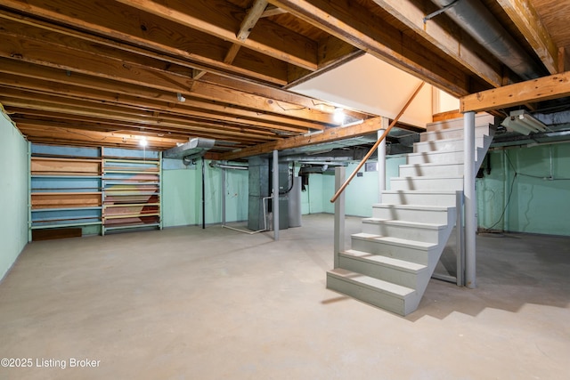 9004 Old Bardstown Rd Rd, Louisville, KY 40291 - unfinished below grade area featuring stairway