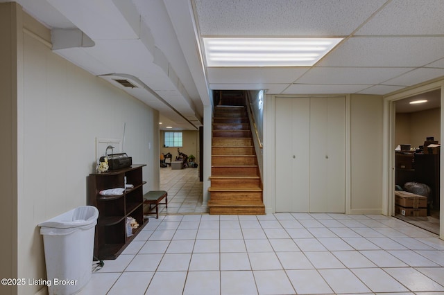 7105 Woodrow Way, Louisville, KY 40228 - finished below grade area featuring stairway