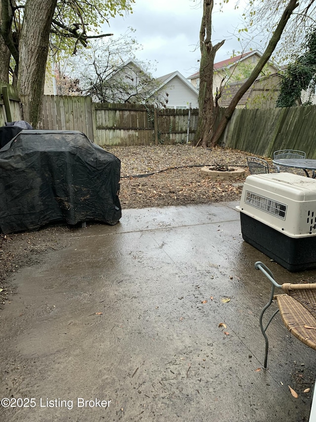 1015 E Muhammad Ali Blvd, Louisville, KY 40204 - fenced backyard with area for grilling