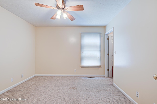 12305 Dominion Way, Louisville, KY 40299 - empty room featuring visible vents, baseboards, carpet, and ceiling fan
