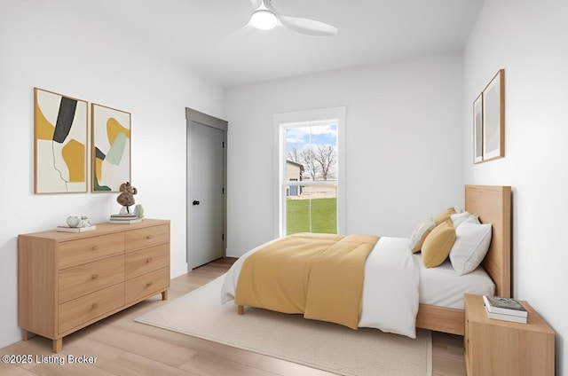 221 Natalies Way, Bardstown, KY 40004 - bedroom with light wood-style floors and a ceiling fan