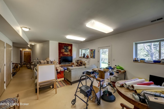 miscellaneous room with visible vents