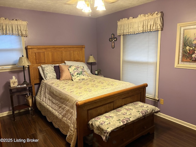 10210 Eve Dr, Louisville, KY 40272 - bedroom featuring dark wood-type flooring and baseboards