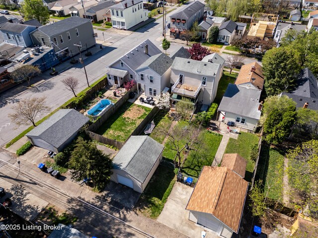 1035 Lydia St, Louisville, KY 40217 - aerial view of residential area