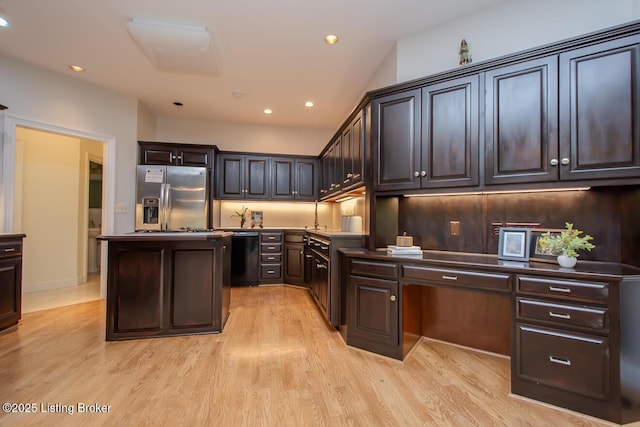 1038 Garden Creek Cir, Louisville, KY 40223 - office featuring light wood-style floors and recessed lighting