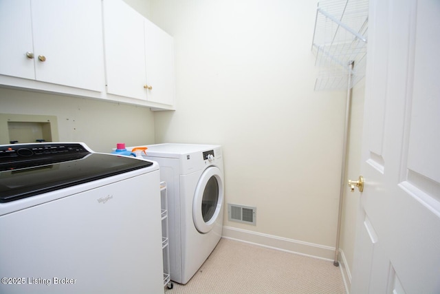 1038 Garden Creek Cir, Louisville, KY 40223 - laundry room with independent washer and dryer, cabinet space, and baseboards