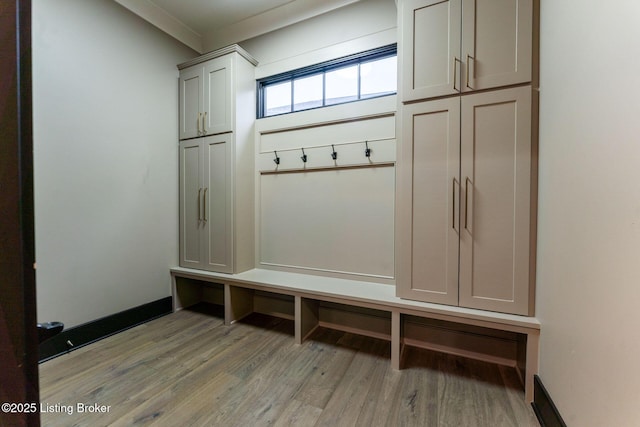 11004 Meeting St, Prospect, KY 40059 - mudroom with light wood finished floors and baseboards