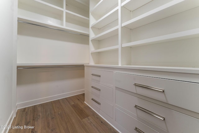 11004 Meeting St, Prospect, KY 40059 - spacious closet featuring dark wood finished floors