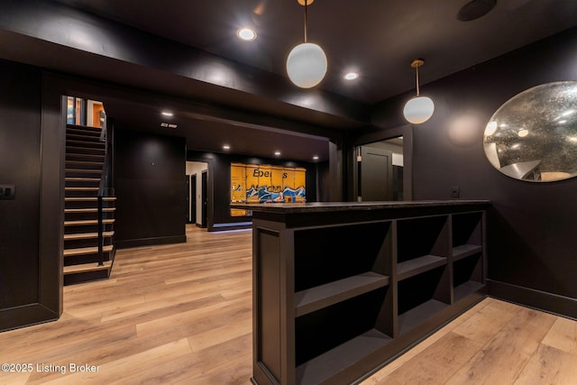 11004 Meeting St, Prospect, KY 40059 - home theater featuring light wood-style floors