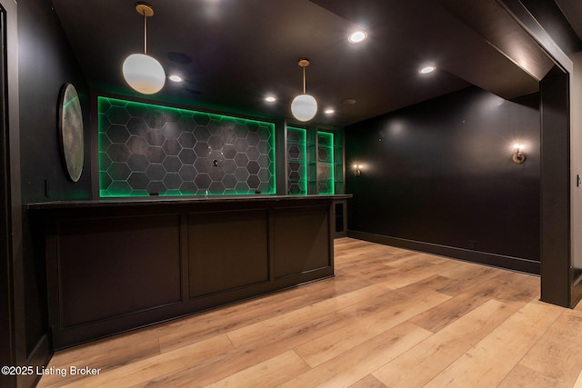 11004 Meeting St, Prospect, KY 40059 - cinema featuring light wood finished floors, recessed lighting, and baseboards
