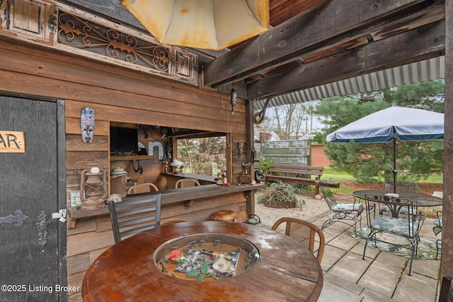 view of patio / terrace with outdoor dining area