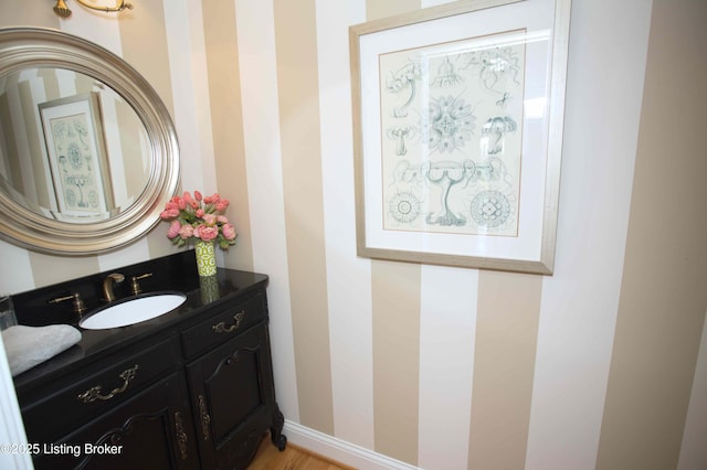 1304 Isleworth Dr, Louisville, KY 40245 - bathroom with vanity and wood finished floors