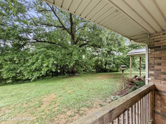 970 Elk Cave Branch Rd, Gravel Switch, KY 40328 - view of green lawn featuring view of wooded area