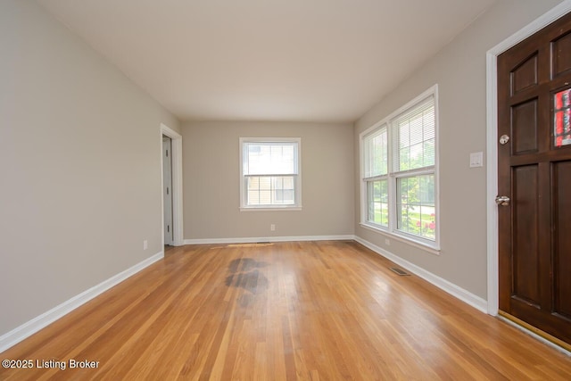 3547 Kings Hwy, Louisville, KY 40220 - entrance foyer with light wood-style floors and baseboards