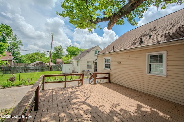 3547 Kings Hwy, Louisville, KY 40220 - view of wooden deck