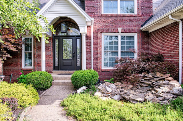 5204 Saratoga View Pl, Louisville, KY 40299 - view of exterior entry featuring brick siding