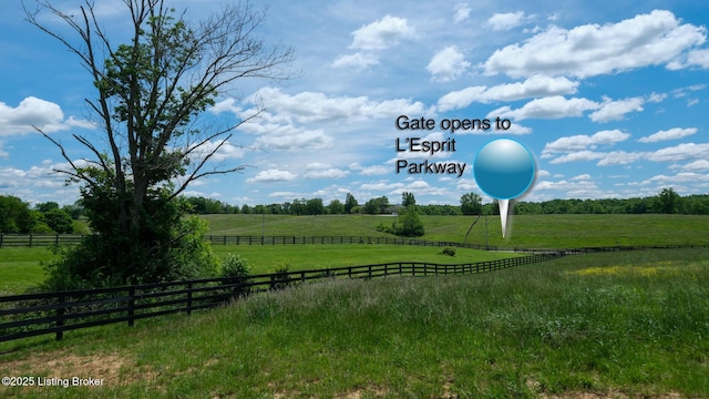 2AND3 Lesprit Pkwy, La Grange, KY 40031 - view of yard with a rural view
