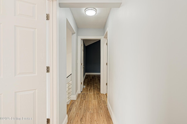 9003 Holly Village Ct, Lyndon, KY 40242 - corridor featuring light wood-type flooring and baseboards