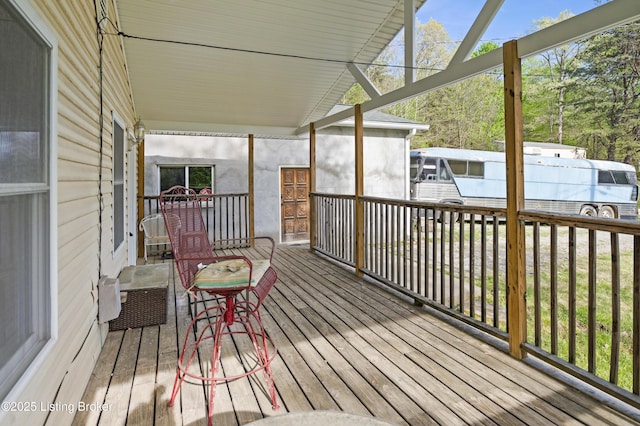 1782 Happy Hollow Rd, Clermont, KY 40110 - view of wooden deck