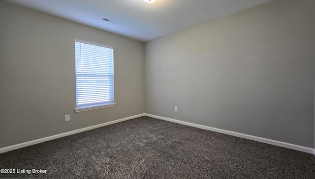 10916 Pheasant Hill Cir, Louisville, KY 40229 - unfurnished room featuring visible vents, dark colored carpet, and baseboards
