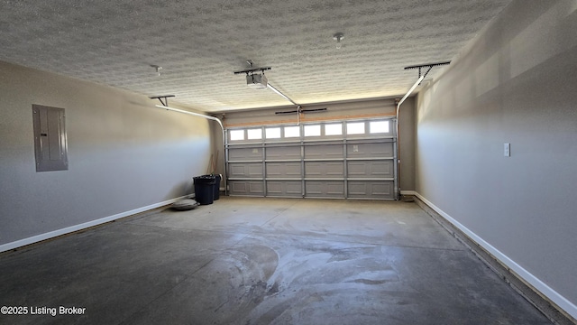 10916 Pheasant Hill Cir, Louisville, KY 40229 - garage with electric panel, baseboards, and a garage door opener