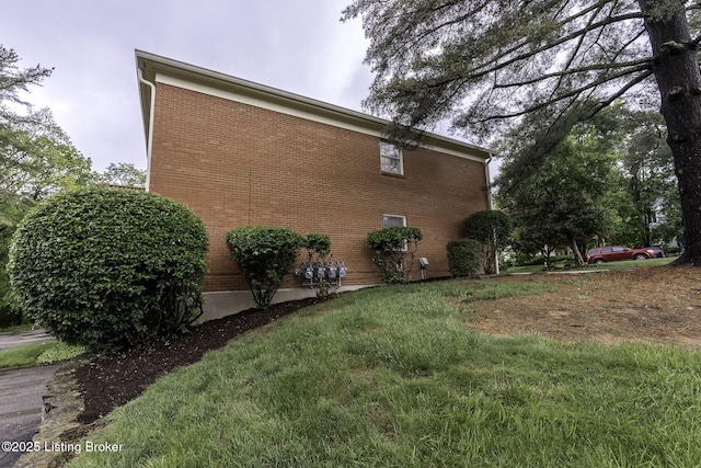 6505 Deep Creek Dr Unit 3, Prospect, KY 40059 - view of property exterior featuring a lawn and brick siding