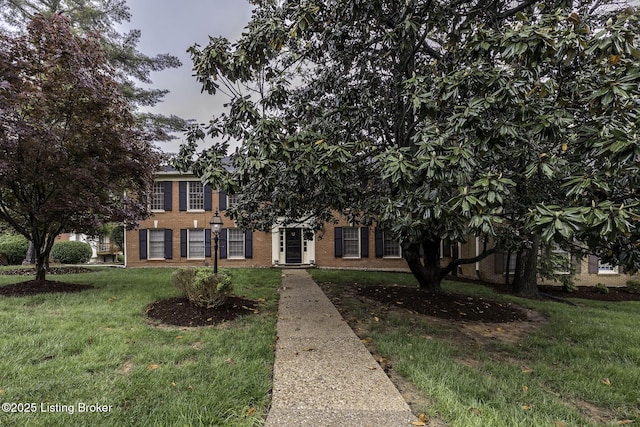 6505 Deep Creek Dr Unit 3, Prospect, KY 40059 - view of front of property with brick siding and a front yard