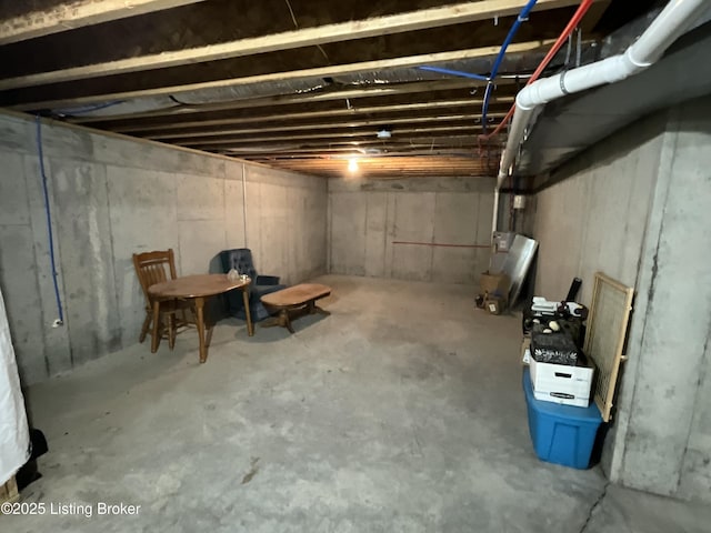 154 Gossom Ln, Milton, KY 40045 - view of unfinished basement