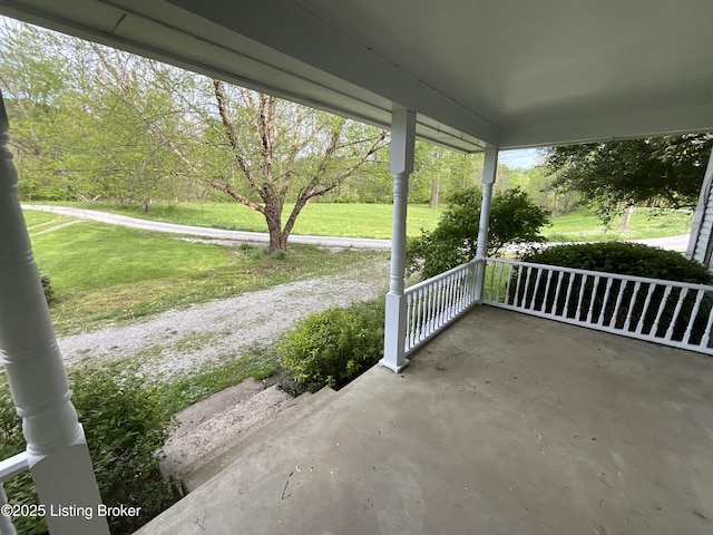 224 Spring Creek Ln, Milton, KY 40045 - view of patio with a porch