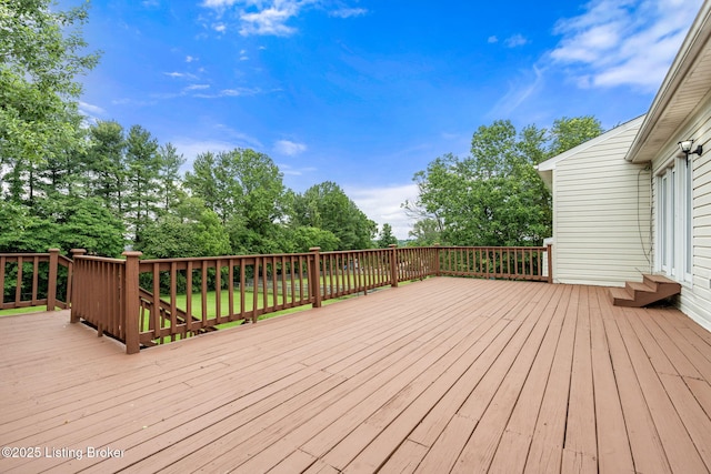 5502 Highpoint Dr, Crestwood, KY 40014 - view of wooden deck