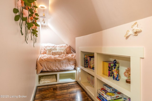 10905 Rock Valley Ct, Louisville, KY 40241 - bedroom with wood finished floors and lofted ceiling