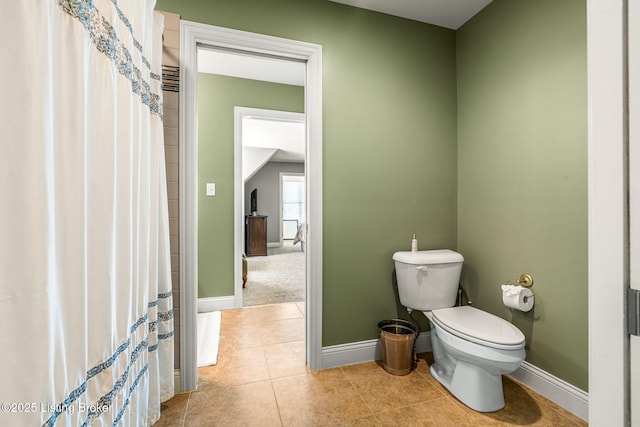 10905 Rock Valley Ct, Louisville, KY 40241 - full bath with baseboards, toilet, and tile patterned flooring