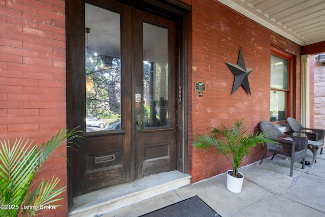 1509 S 3rd St, Louisville, KY 40208 - entrance to property featuring french doors and brick siding