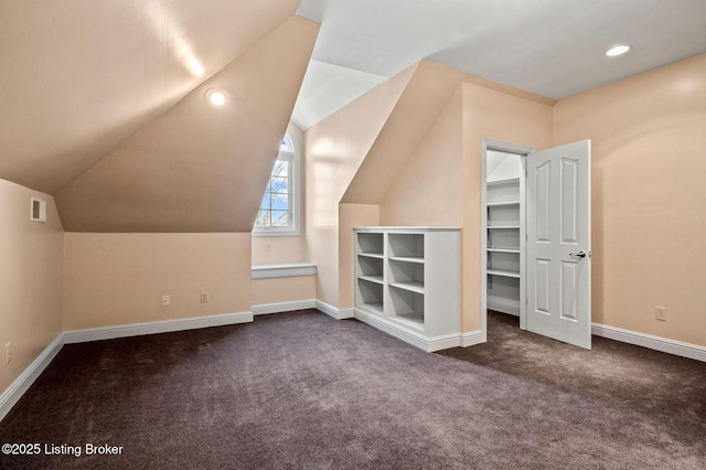 2605 Evergreen Wynde, Louisville, KY 40223 - additional living space featuring baseboards and dark carpet