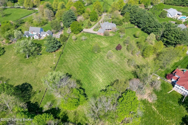 2605 Evergreen Wynde, Louisville, KY 40223 - aerial view featuring a rural view