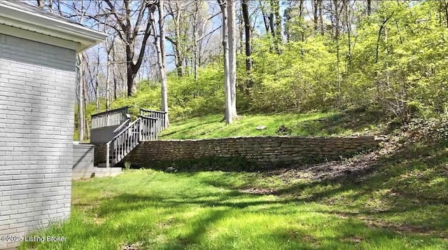 view of yard