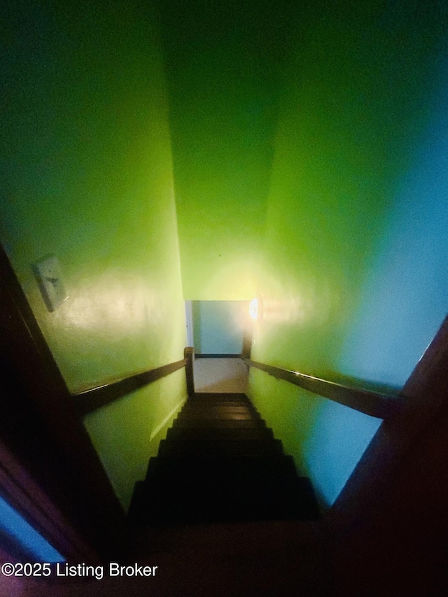 view of stairs