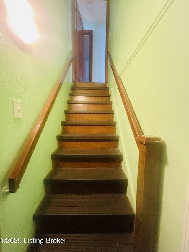 view of stairs