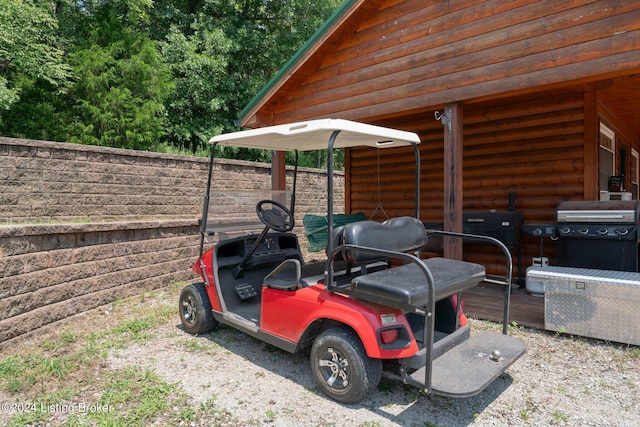 515 Brier Creek Meadows Rd, Mammoth Cave, KY 42259 - view of parking / parking lot with fence