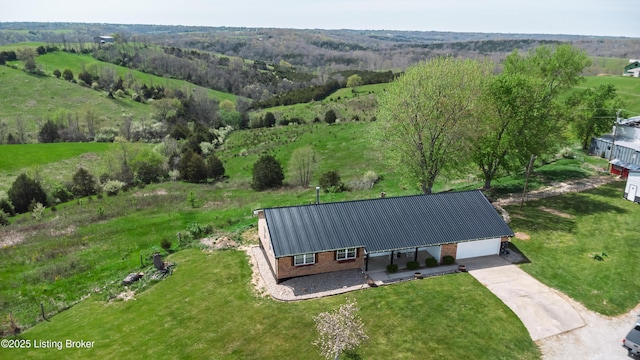 drone / aerial view