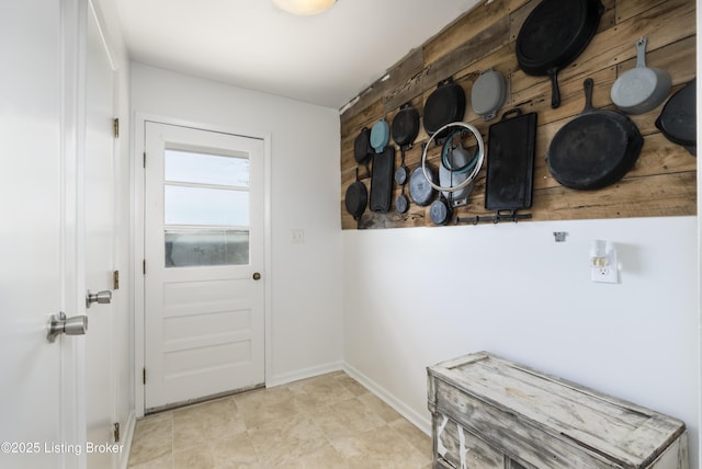 view of doorway to outside