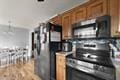 kitchen with brown cabinetry