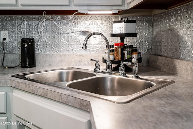 details with a sink