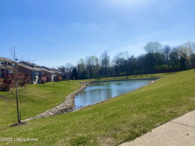 view of water feature