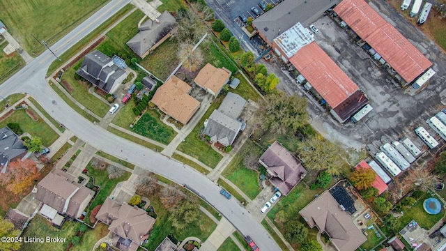 drone / aerial view featuring a residential view