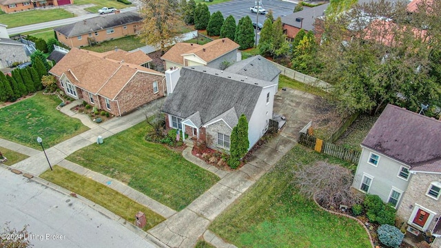 drone / aerial view featuring a residential view