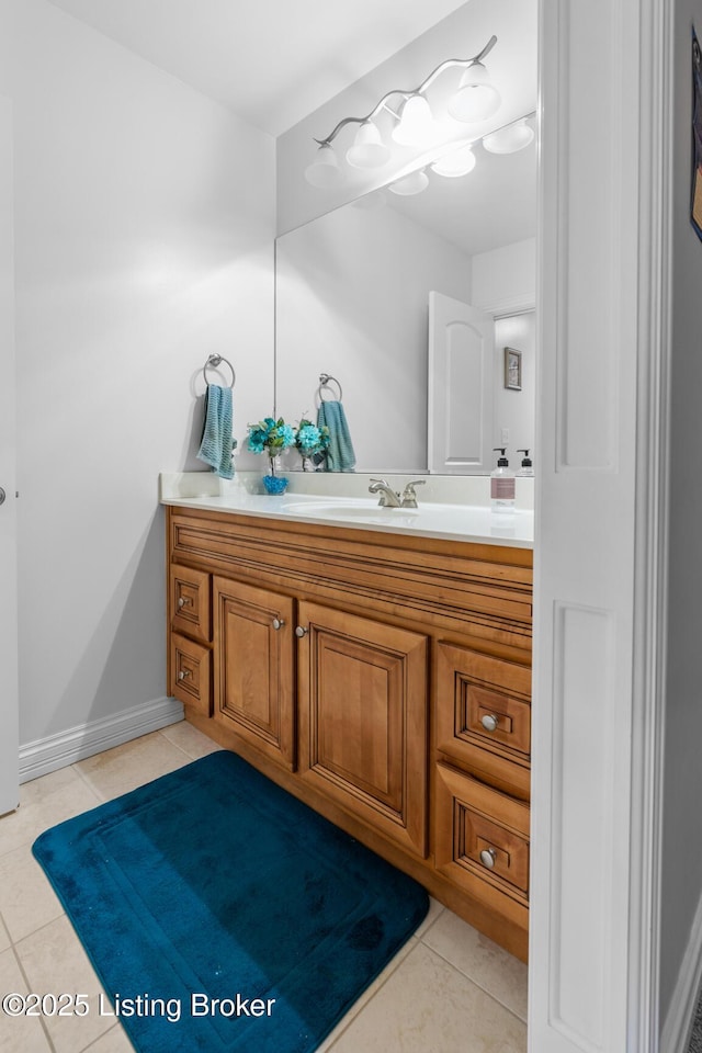 14729 Forbes Cir, Louisville, KY 40245 - bathroom featuring tile patterned flooring, vanity, and baseboards
