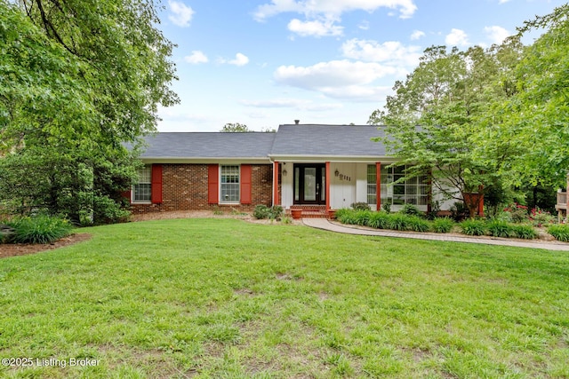 9111 Royal Oak Dr, Louisville, KY 40272 - single story home featuring a front yard and brick siding