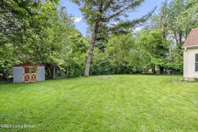 309 W Madison St, La Grange, KY 40031 - view of grassy yard featuring a shed and an outbuilding
