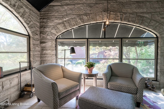 sunroom with a healthy amount of sunlight